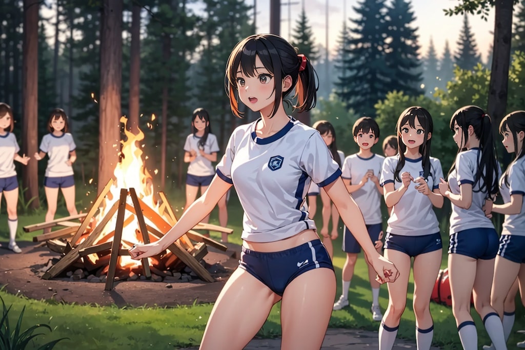 みんな〜　火ついたよ〜！　〜林間学校は体操服だったよね？〜