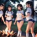 みんな〜　火ついたよ〜！　〜林間学校は体操服だったよね？〜 5枚目