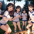 みんな〜　火ついたよ〜！　〜林間学校は体操服だったよね？〜 3枚目