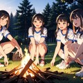 みんな〜　火ついたよ〜！　〜林間学校は体操服だったよね？〜 4枚目