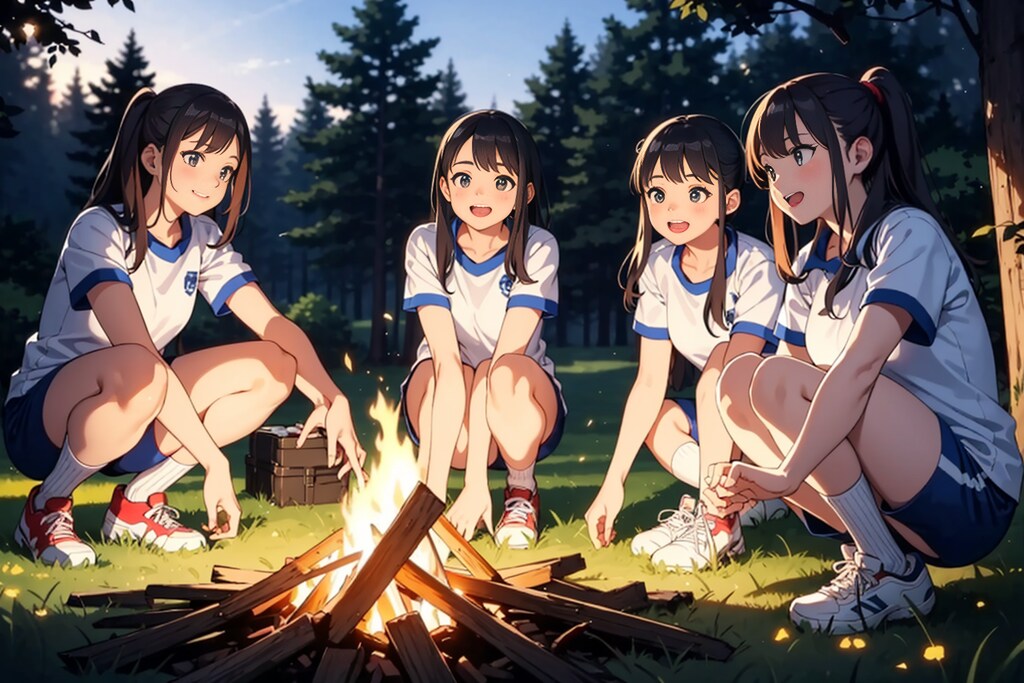 みんな〜　火ついたよ〜！　〜林間学校は体操服だったよね？〜