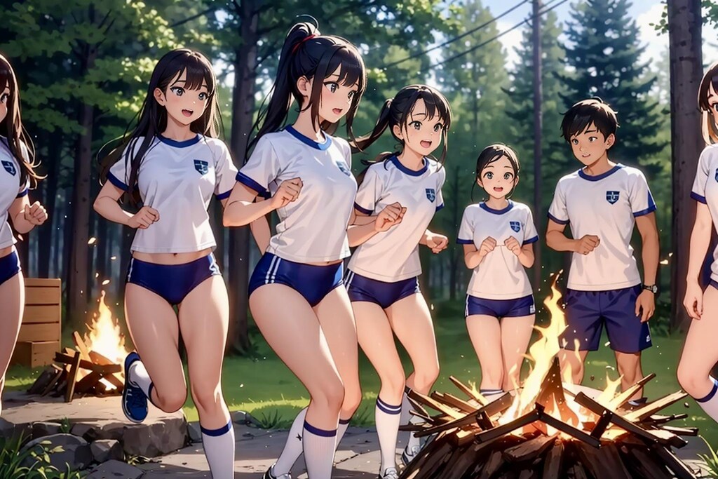 みんな〜　火ついたよ〜！　〜林間学校は体操服だったよね？〜