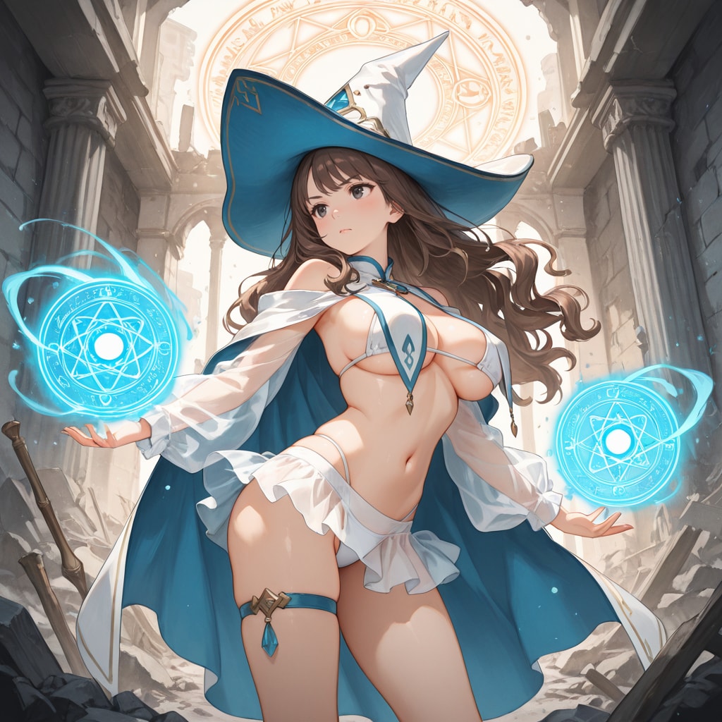 女魔法使い