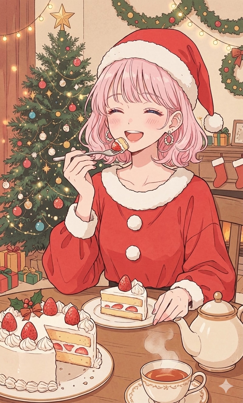 ケーキ美味しい | の人気AIイラスト・グラビア