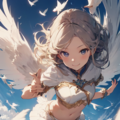 翼を持った少女 5枚目