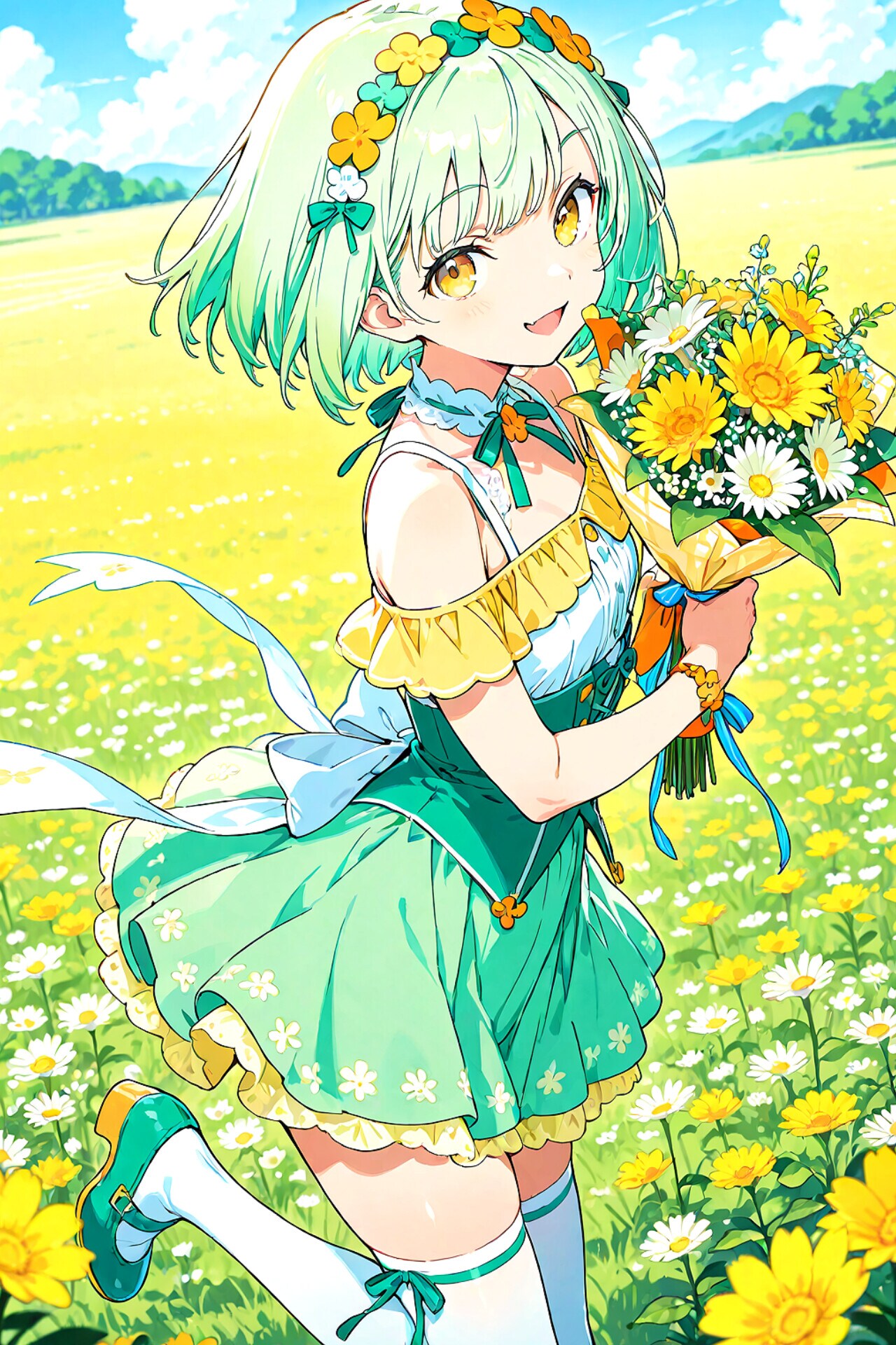 春色コーデ(DAISY) | の人気AIイラスト・グラビア