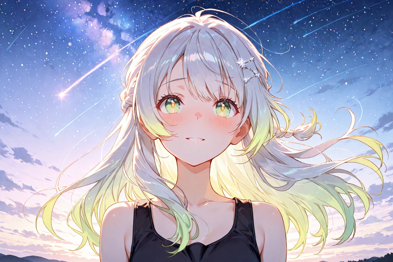 セリュナさんと流れ星