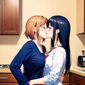 キッチンでの百合 4枚目