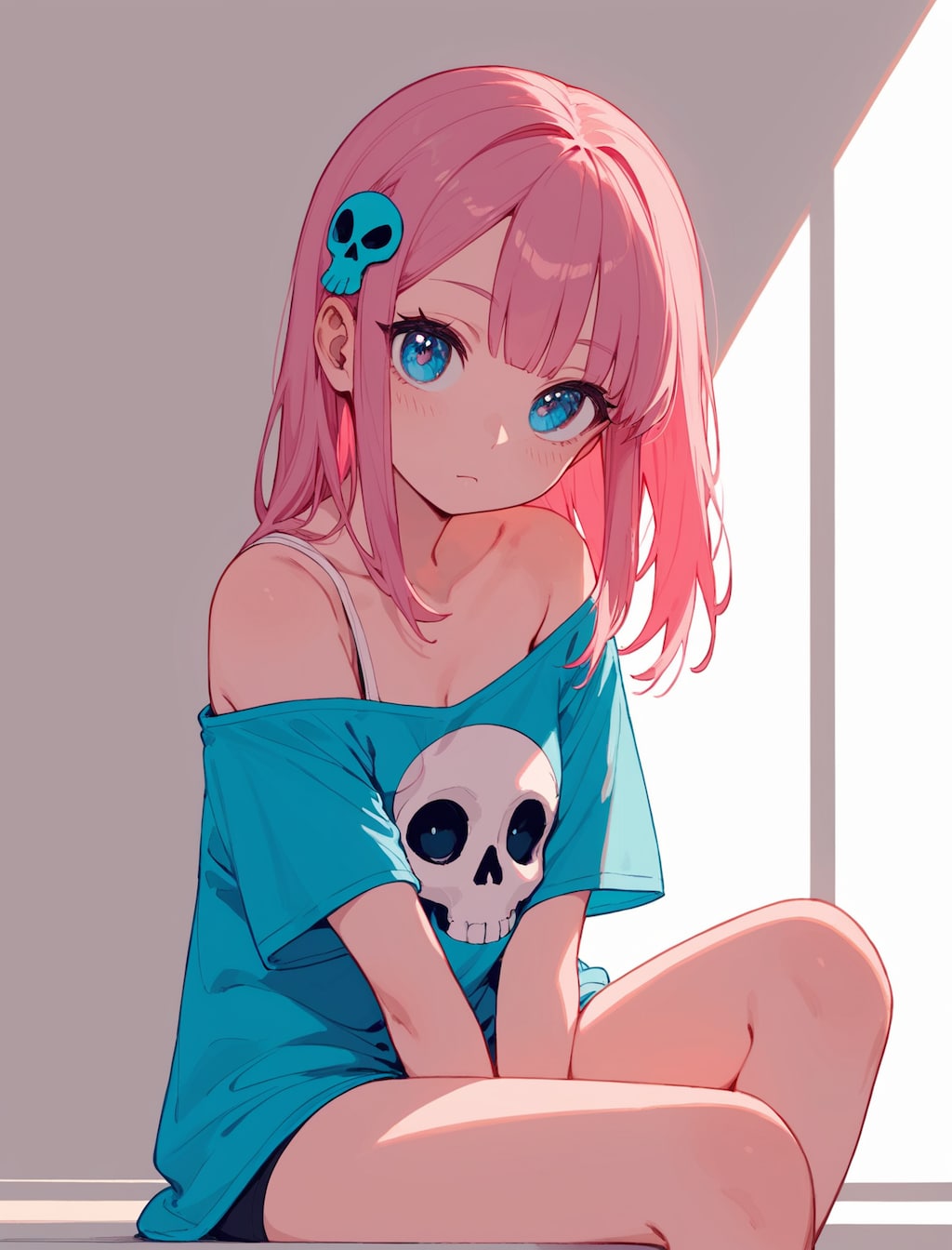 スカルな女の子