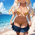 ギャルと海水浴1 3枚目
