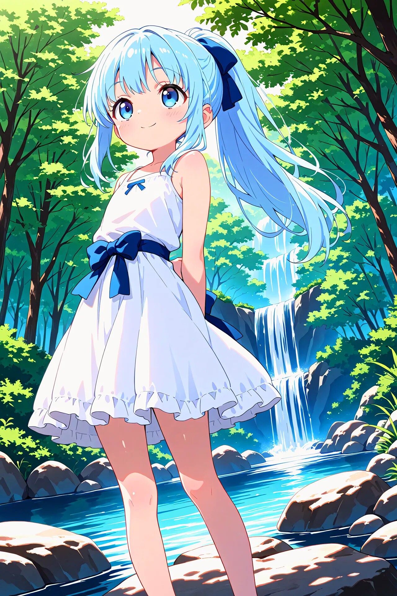 森の中のあおいちゃん