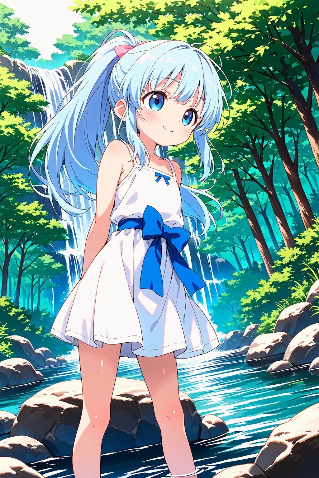 森の中のあおいちゃん