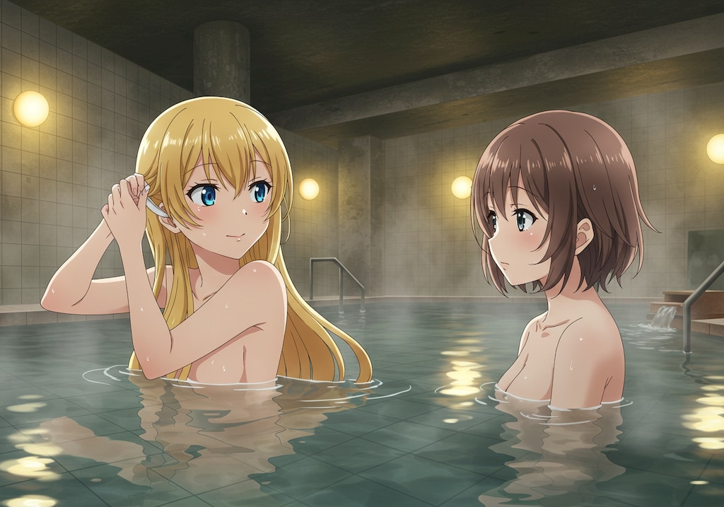 スーパーちちぷい　ねこなみ本店　地下入浴施設(ImageFX)