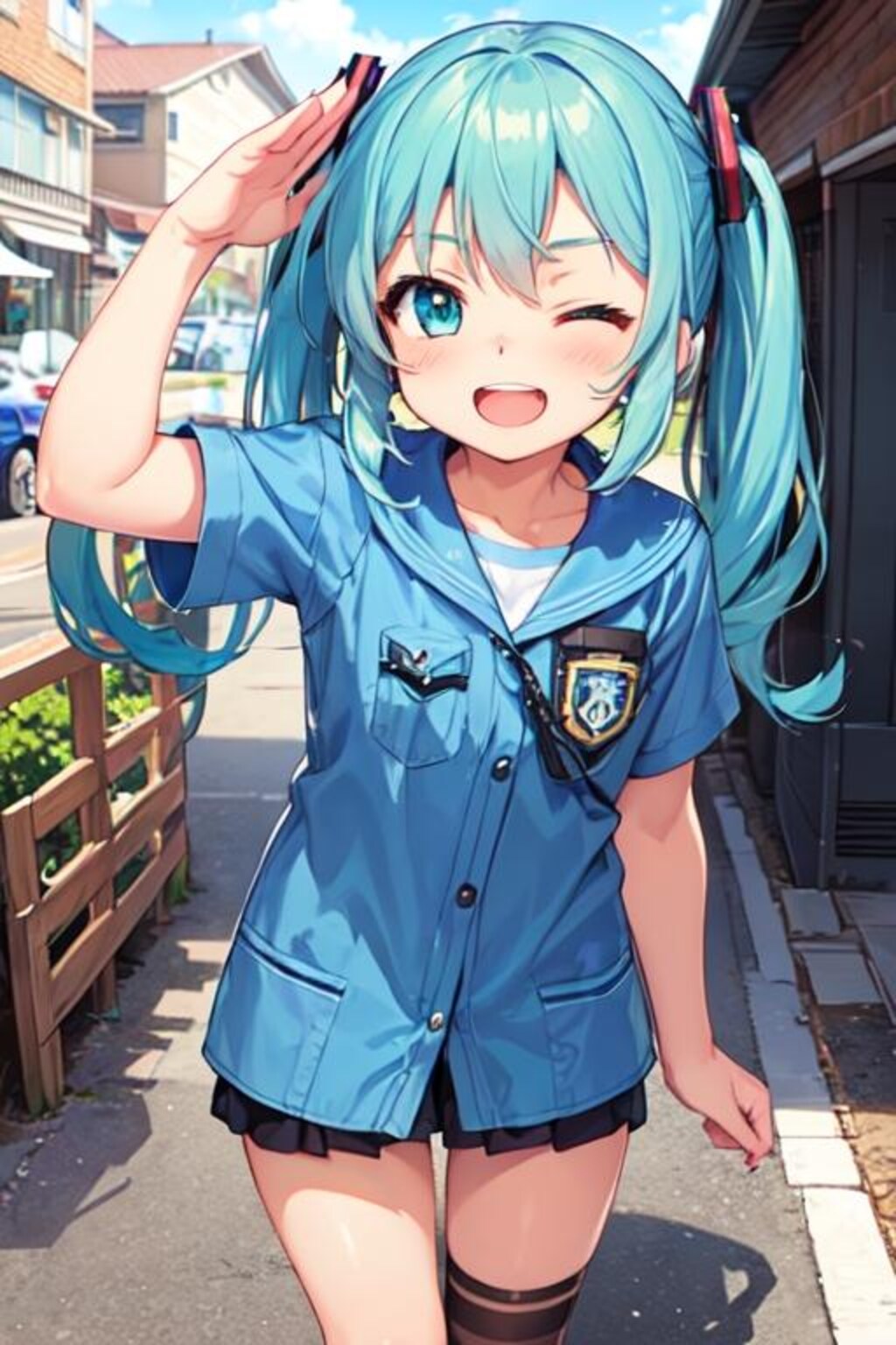 いちにちしょちょーだぞー！わるいやちゅはたいほじゃー！