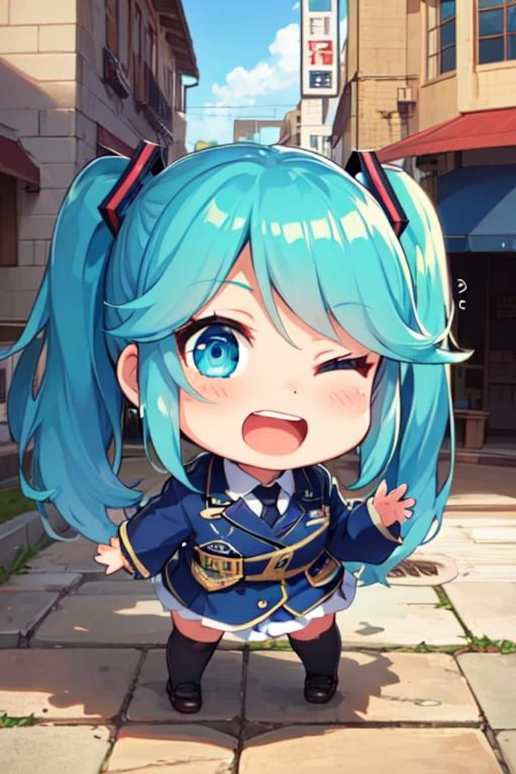 いちにちしょちょーだぞー！わるいやちゅはたいほじゃー！