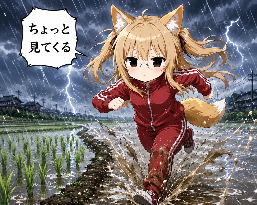 まや「何故、田んぼに私が行くんだ！」こるり「一番ウケる画像作ったらこうなったと」