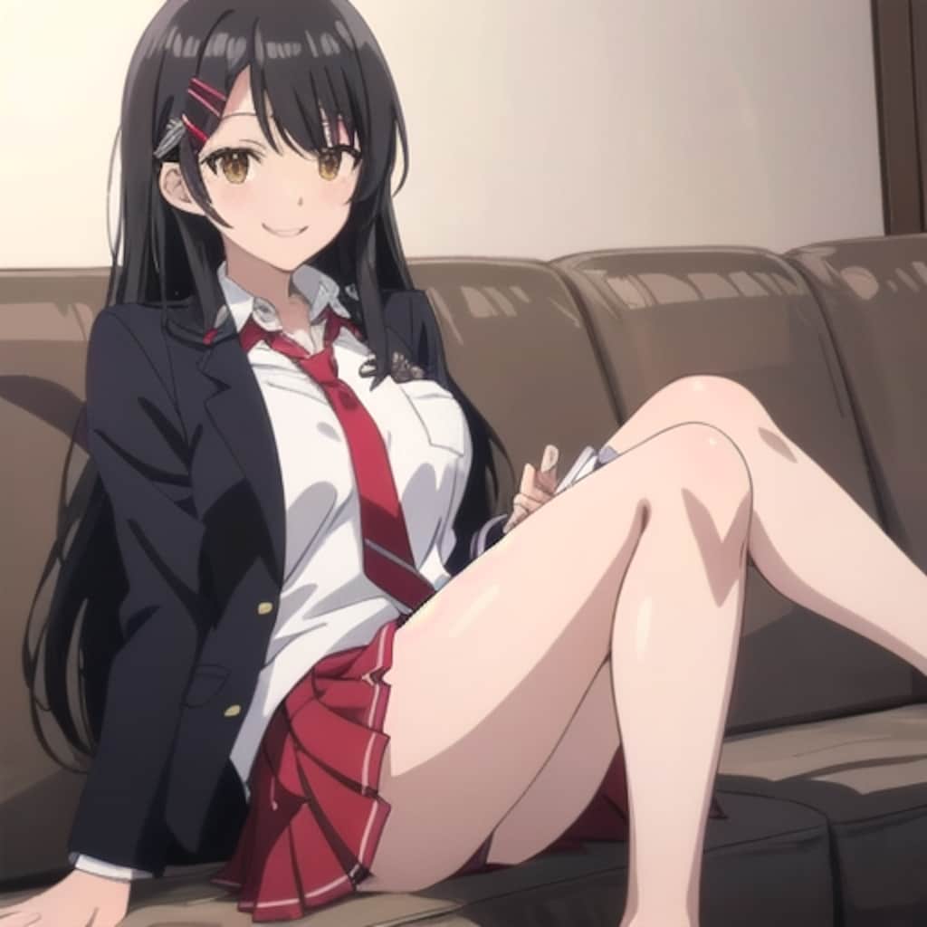 にっこり