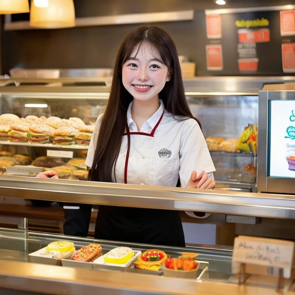 黒髪ロングでクルーの美女７５