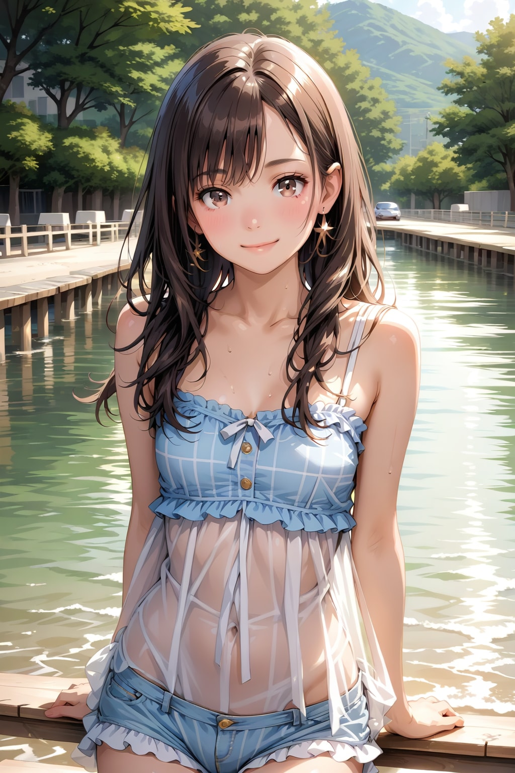 川遊び