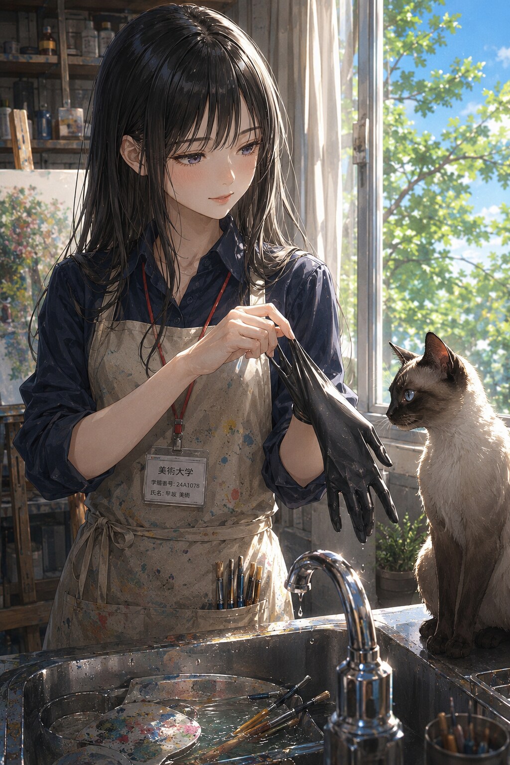 波夷羅ねずは、黒いゴムを脱ぎ捨てて自分自身に戻る。