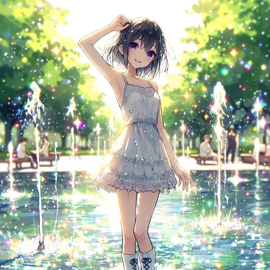 水に憩う