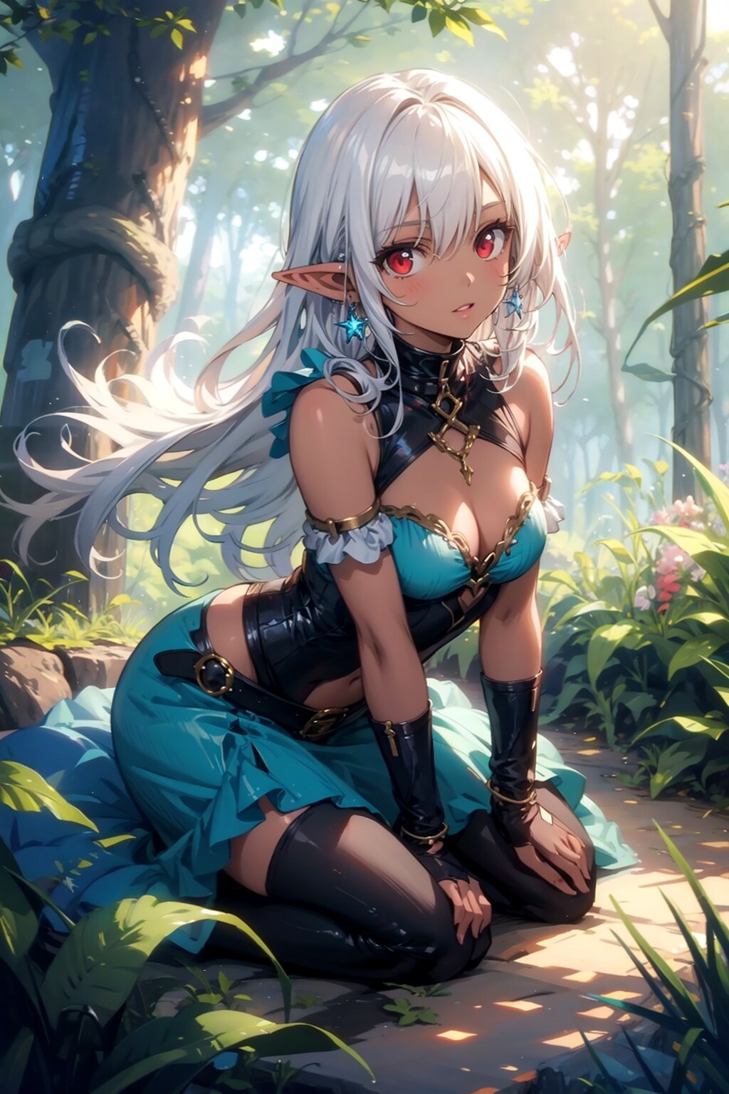 美少女ダークエルフ