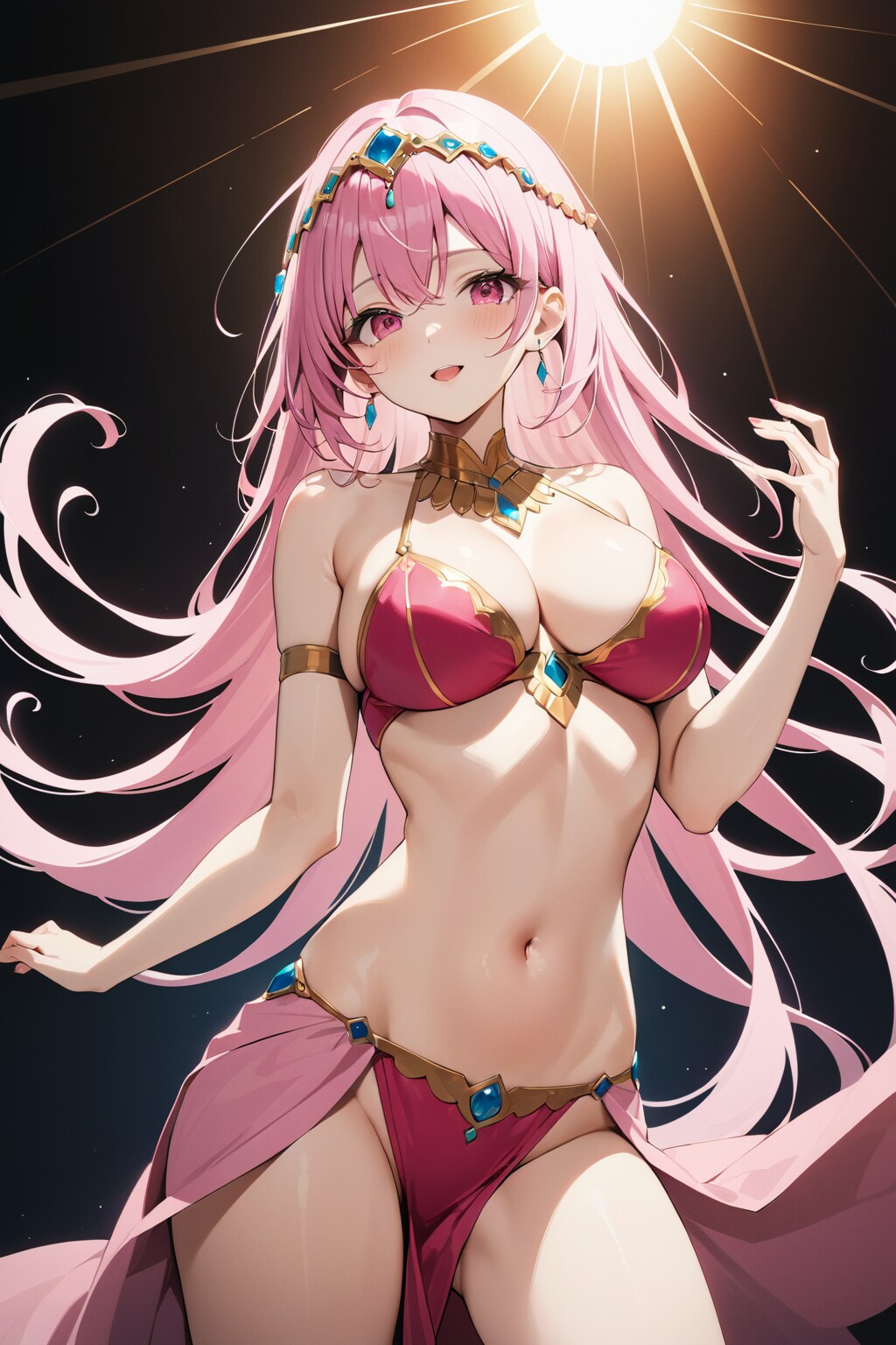 EMERALDでアラビア衣装