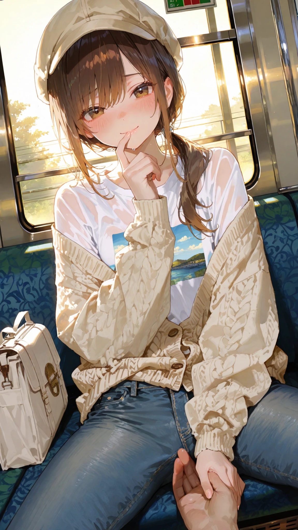 「お忍び温泉旅行、旅館に到着」人妻S