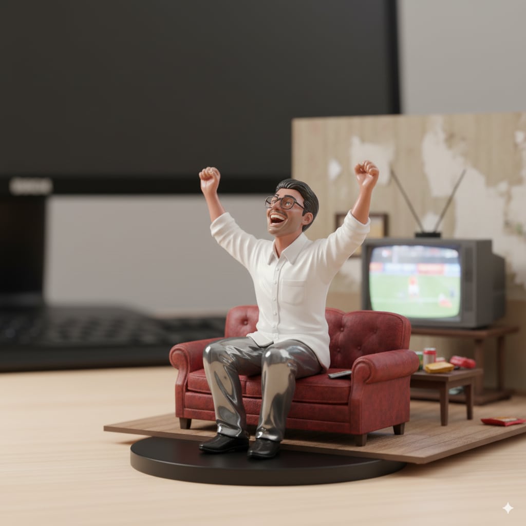 例のシェフフィギュア。