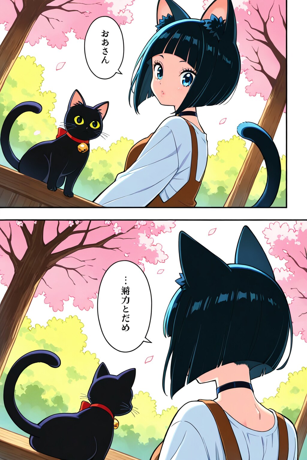 うちの子を漫画っぽく描いてもらった　その４