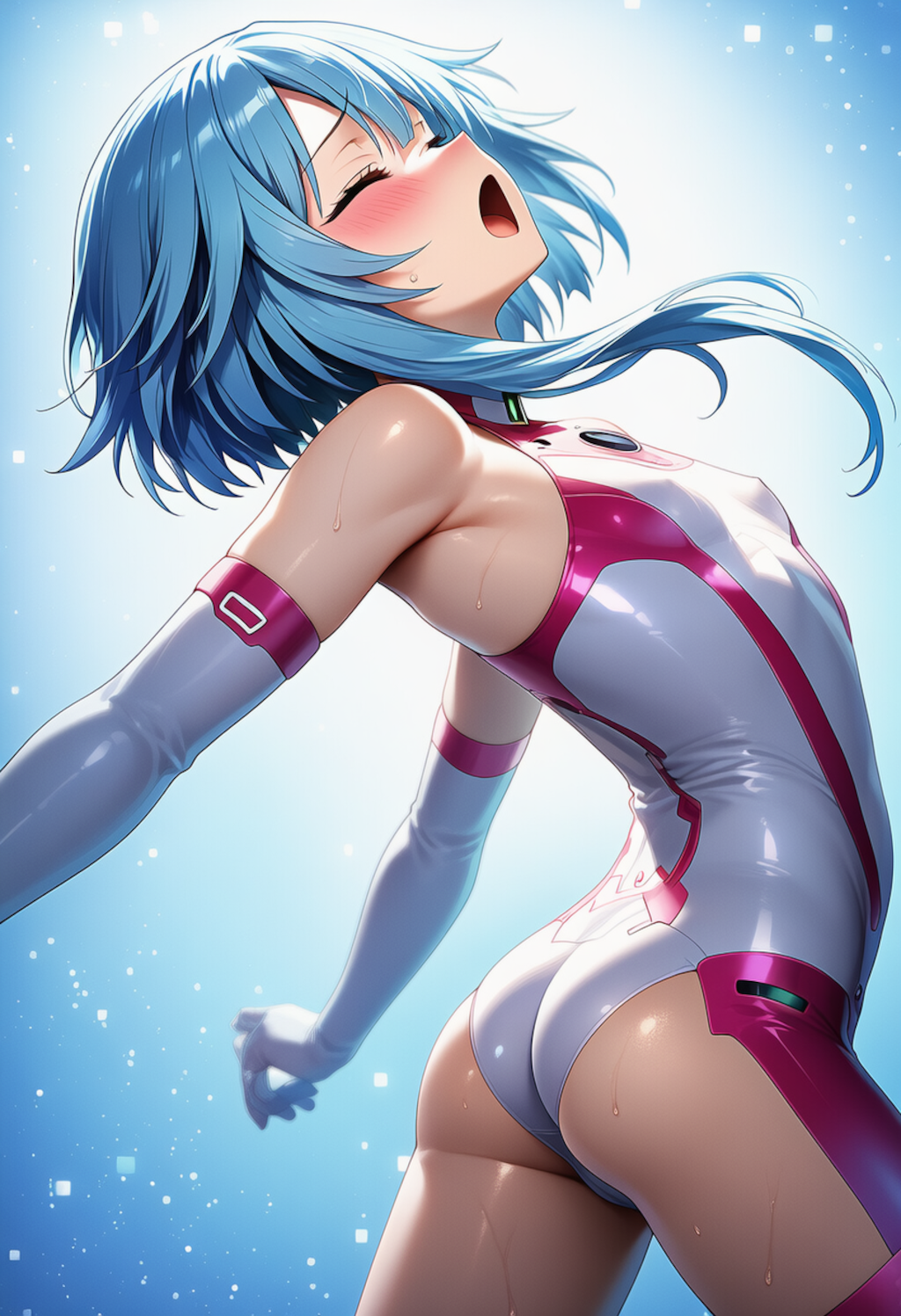 赤面のけぞり