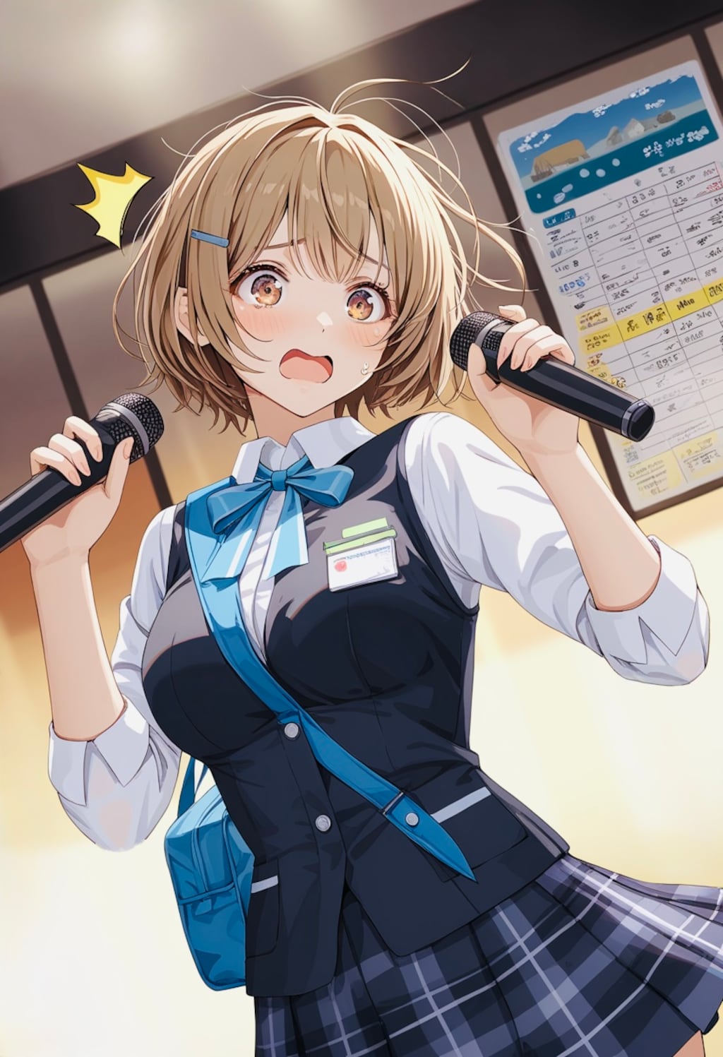 新人バスガイド