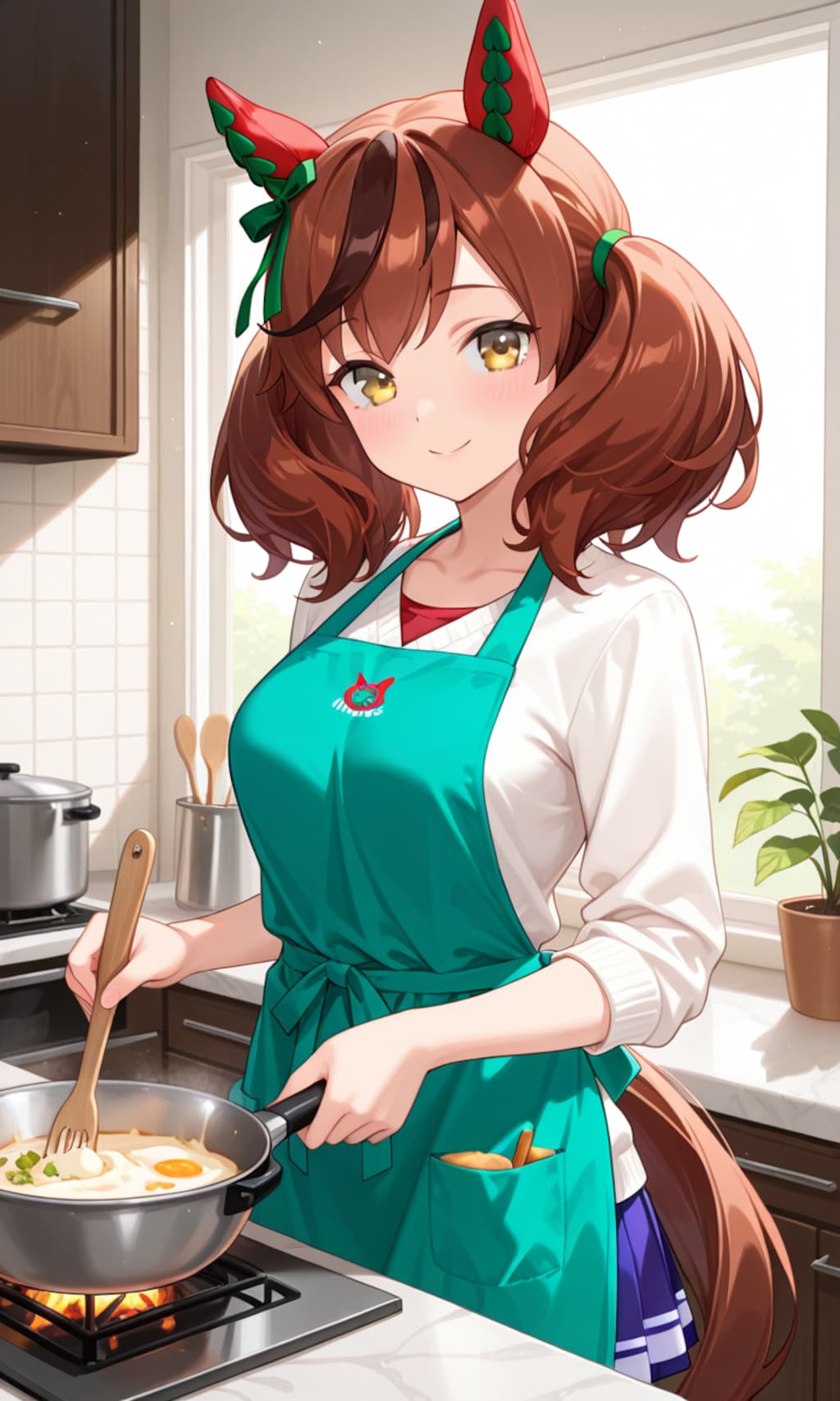 ご飯を作ってくれるネイチャさん