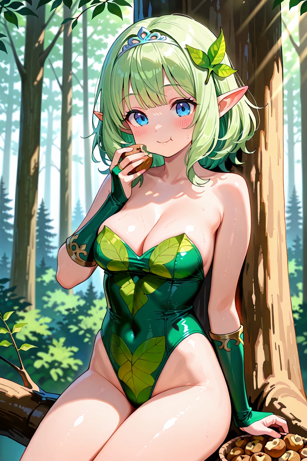 森番エルフさん_4　日常風景