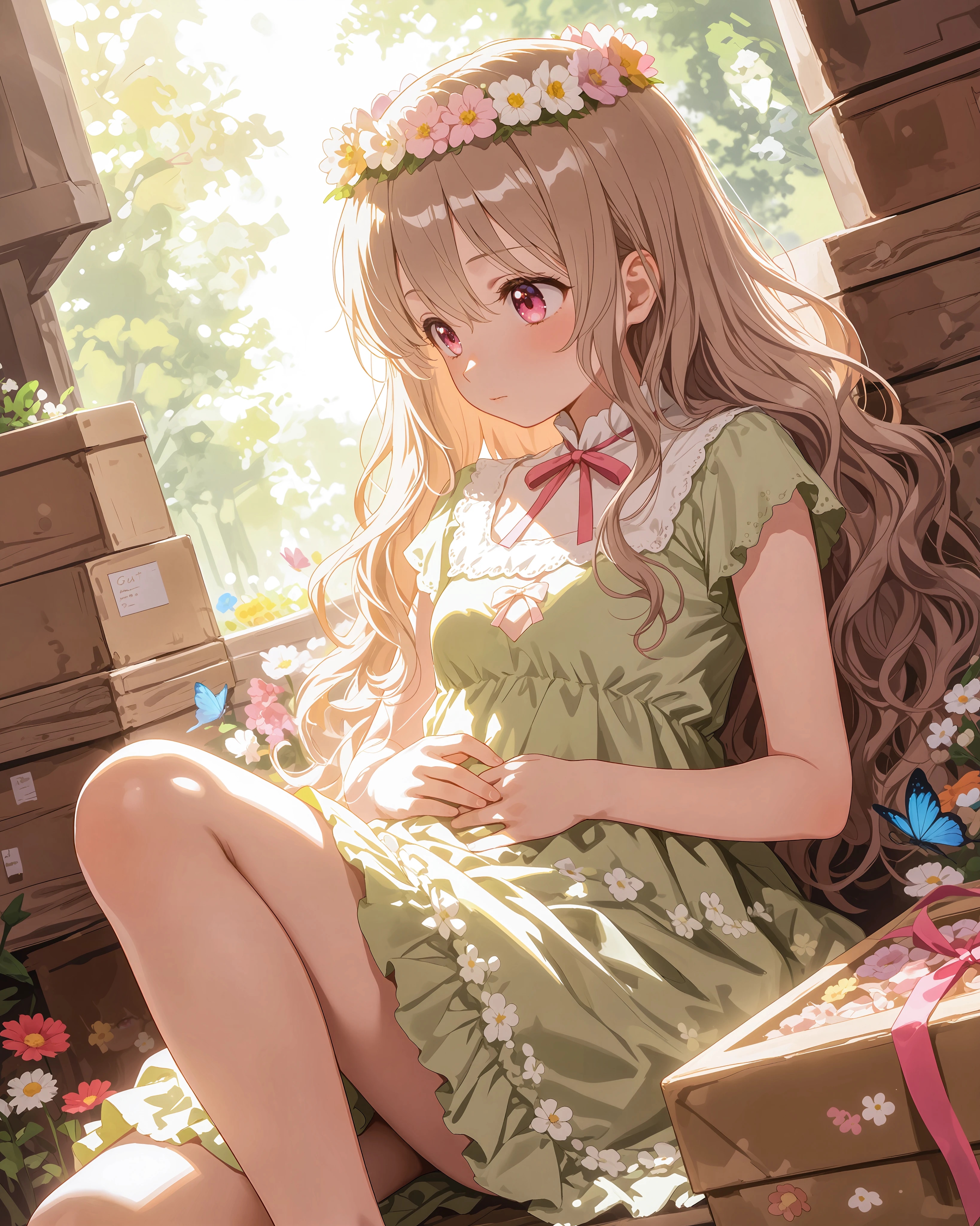 花と緑の妖精さとみん