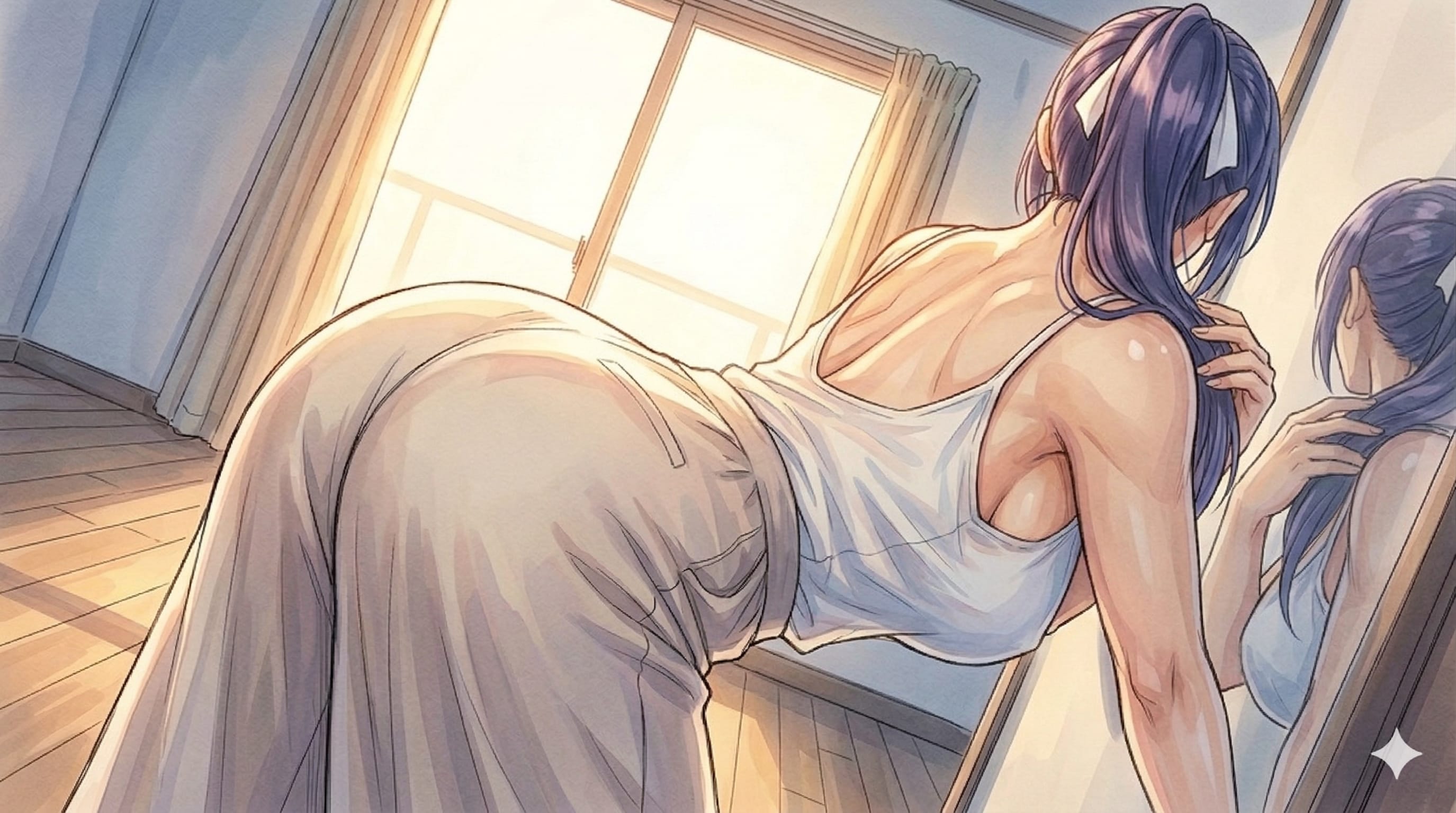 黄昏に滲む。 | の人気AIイラスト・グラビア