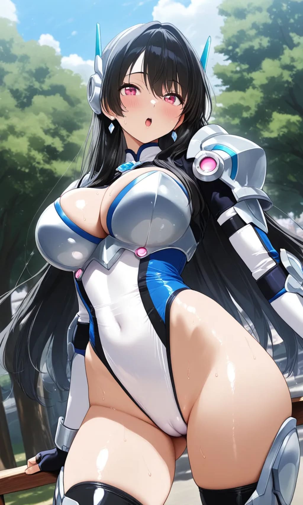 SF近未来なレオタード騎士