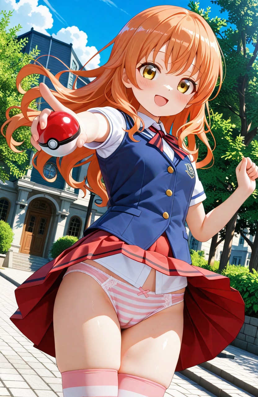 ミニスカートが勝負をしかけてきた