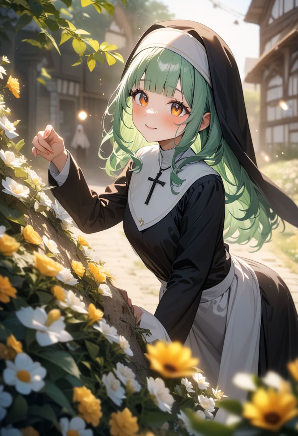 私は村の人のために働くのです