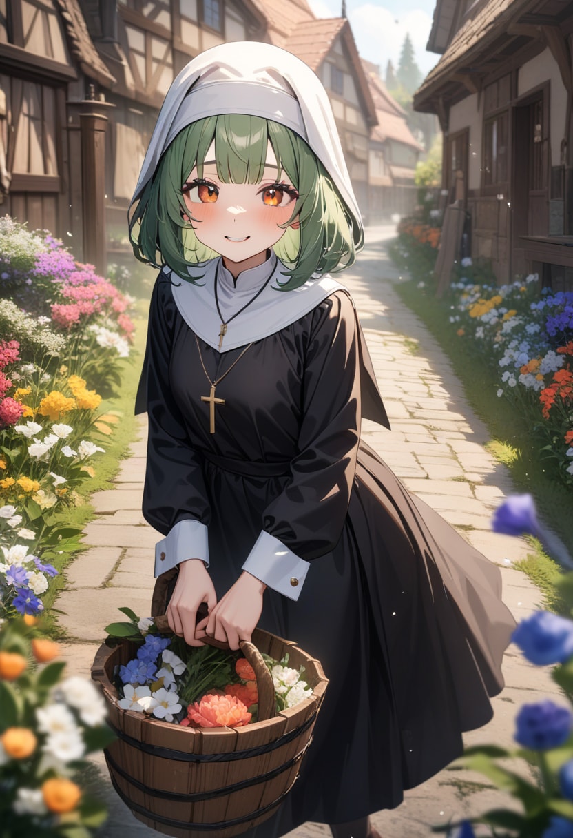 私は村の人のために働くのです