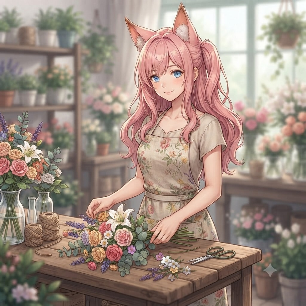 ケモミミ花屋さん