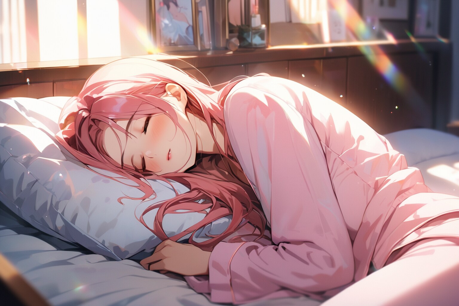 熟睡の少女