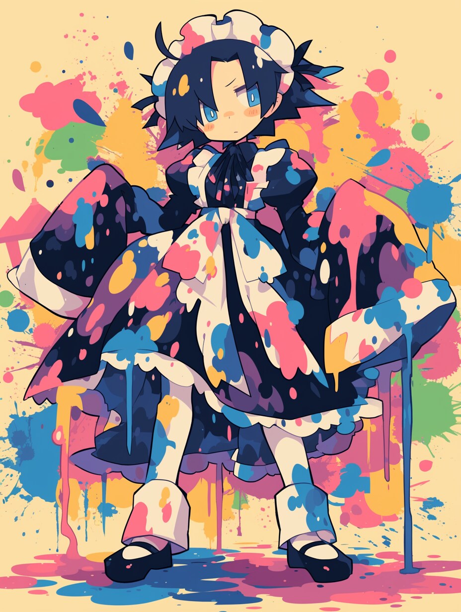 袖長少年メイド