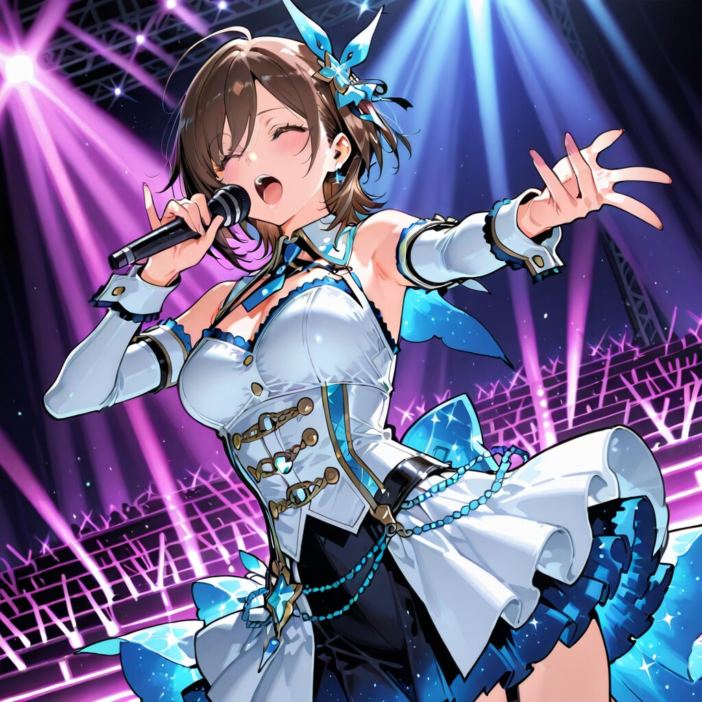 アイドル | の人気AIイラスト・グラビア