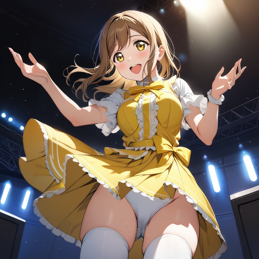 (1) アイドルライブ最前列でかぶりつきで見ると