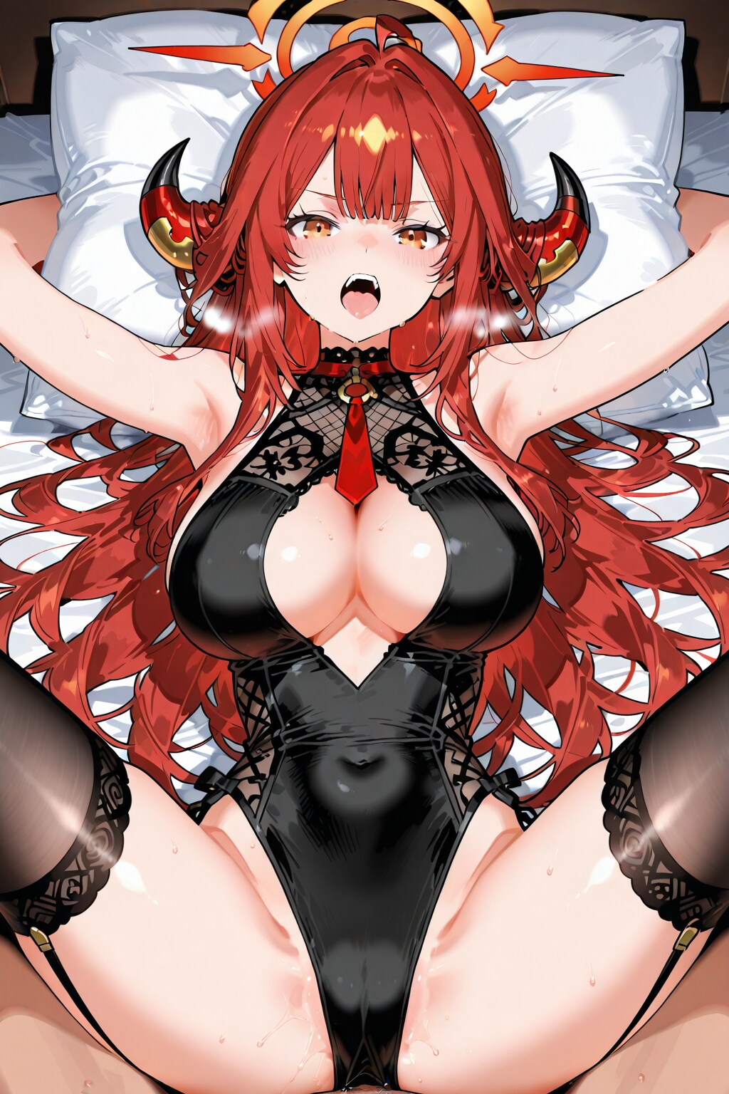 赤い口