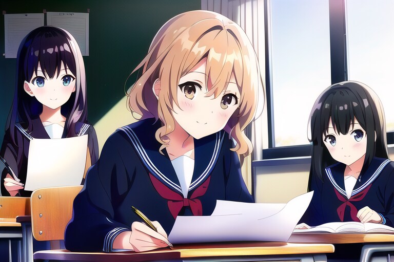 試験問題勉強中♪