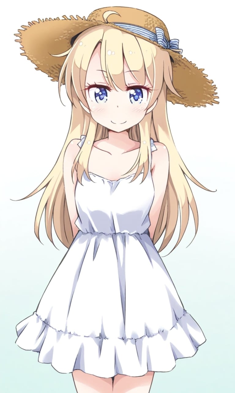 八神コウ 麦わら帽子とワンピース