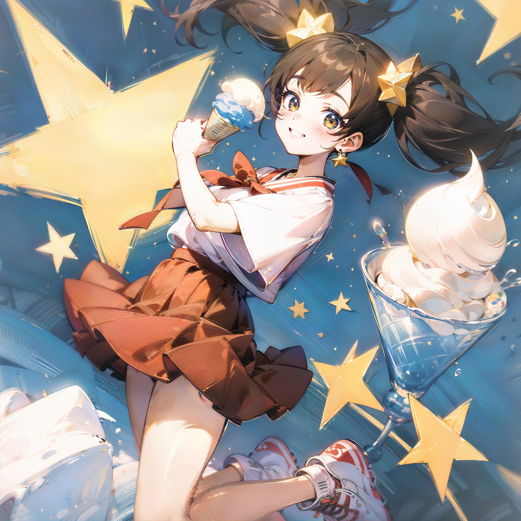 アイスと女の子