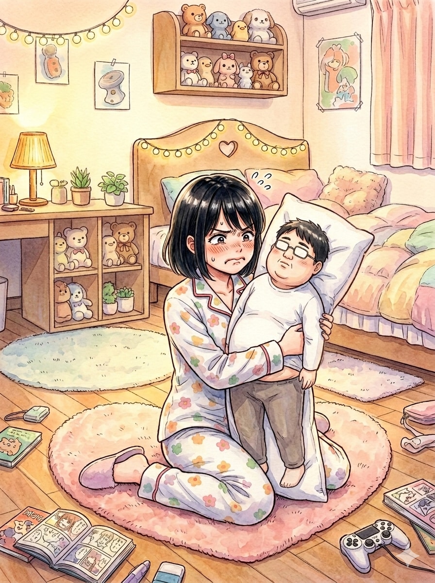 置いて行かれた腕枕してくれる抱き枕 | の人気AIイラスト・グラビア